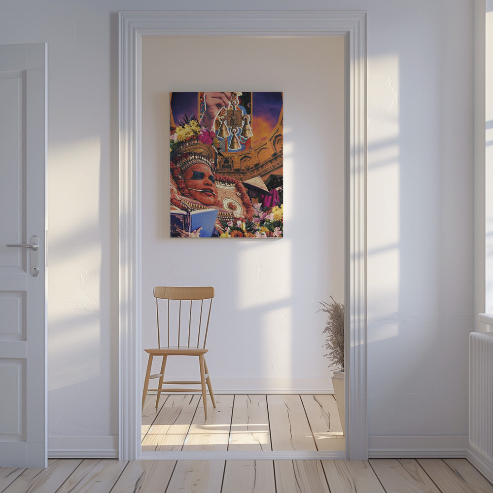 Retro Fantasy Cultuur Collage | Canvas