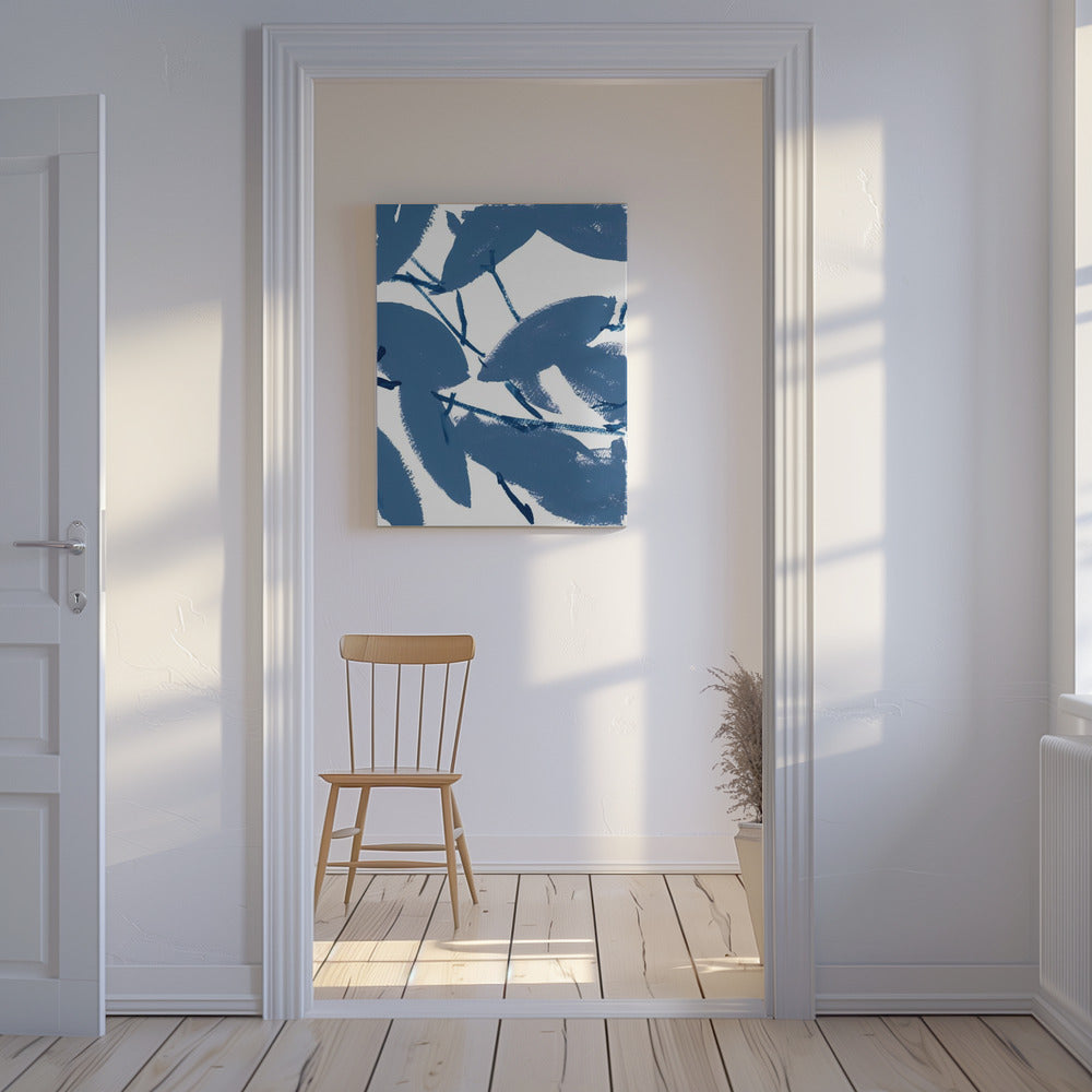 Blue Floral No1 | Canvas