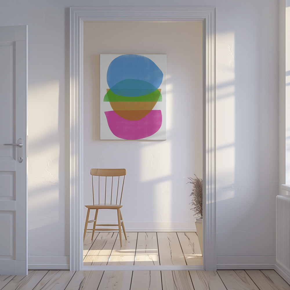 Grote vorm reliëf nr. 1 | Canvas