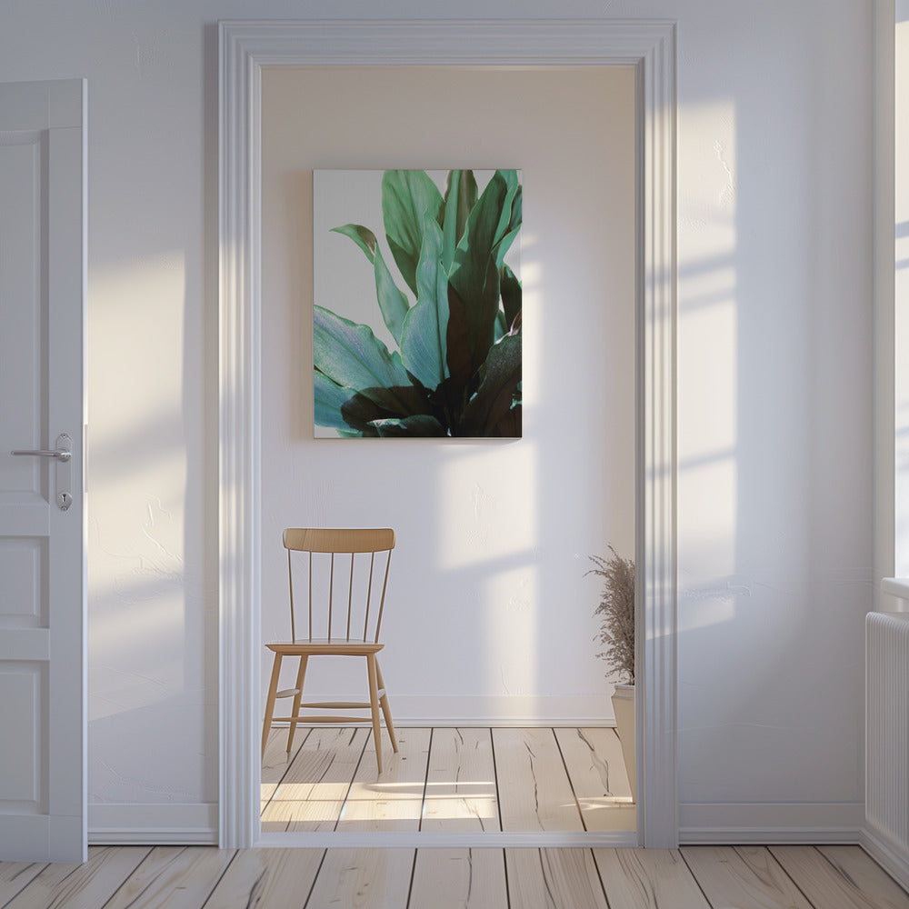 Groene bladeren | Canvas