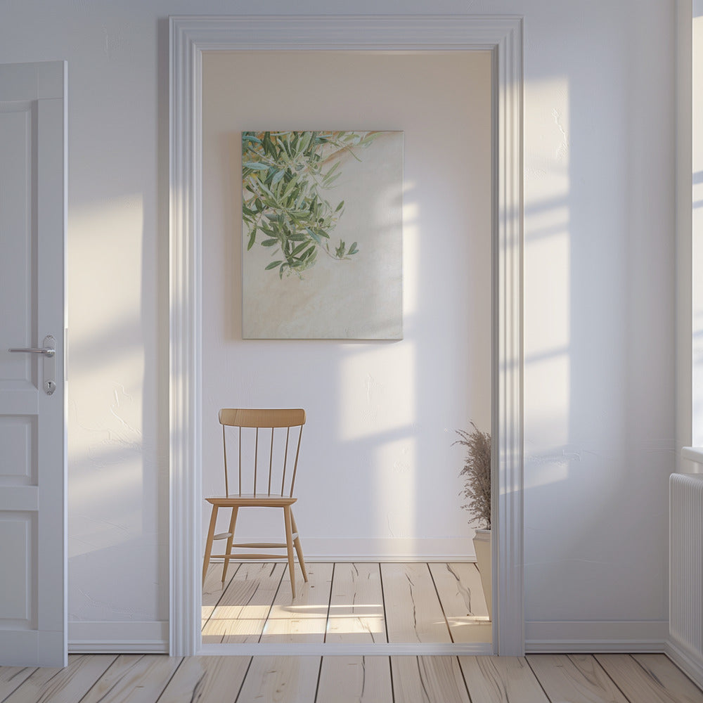 Olijfboombladeren | Canvas