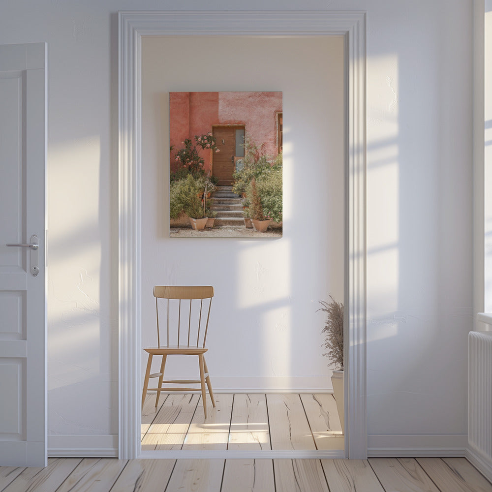 Het Roze Huis | Canvas
