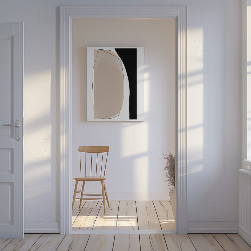 Evenwicht tussen rand en waas | Canvas