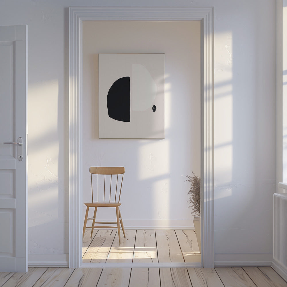 Black And White Geometric Shapes | Canvas