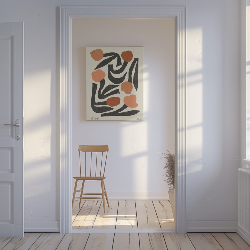Moderne Bloem 03 | Canvas