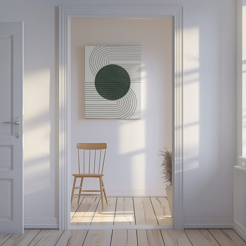 Gebogen Harmonie | Canvas