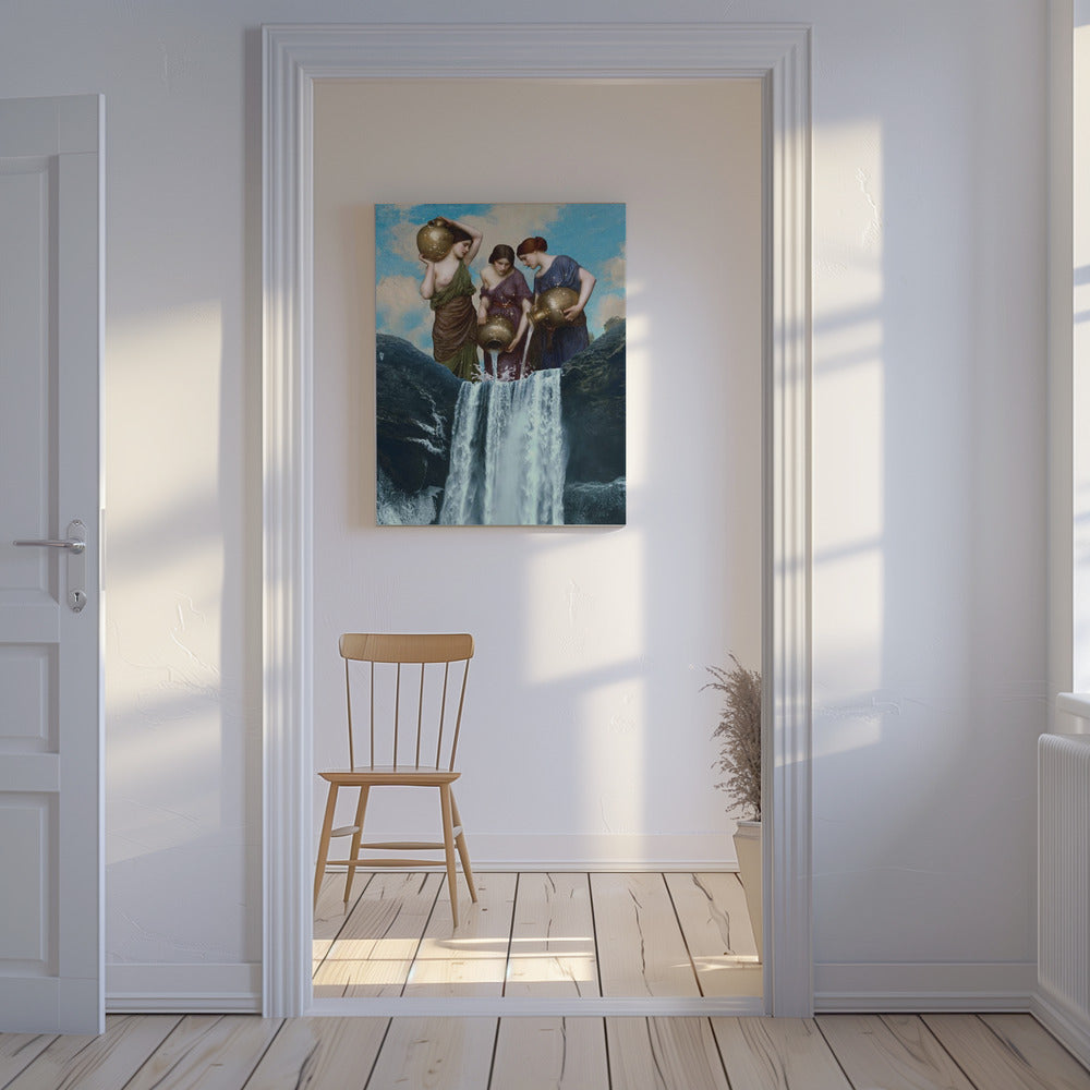 Magische waterval | Canvas