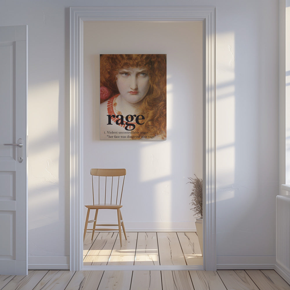 Woedemeisje | Canvas