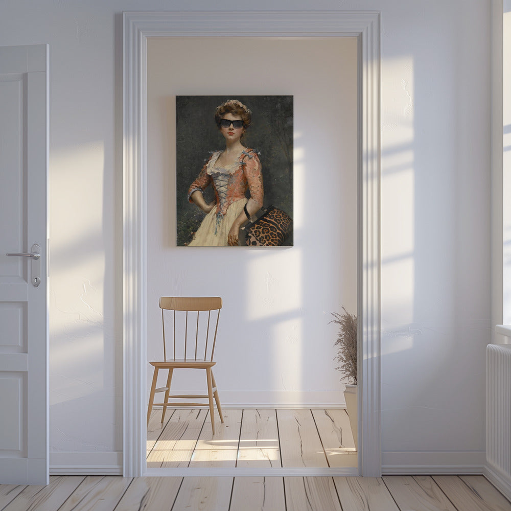 Vintage Chic Meisje | Canvas
