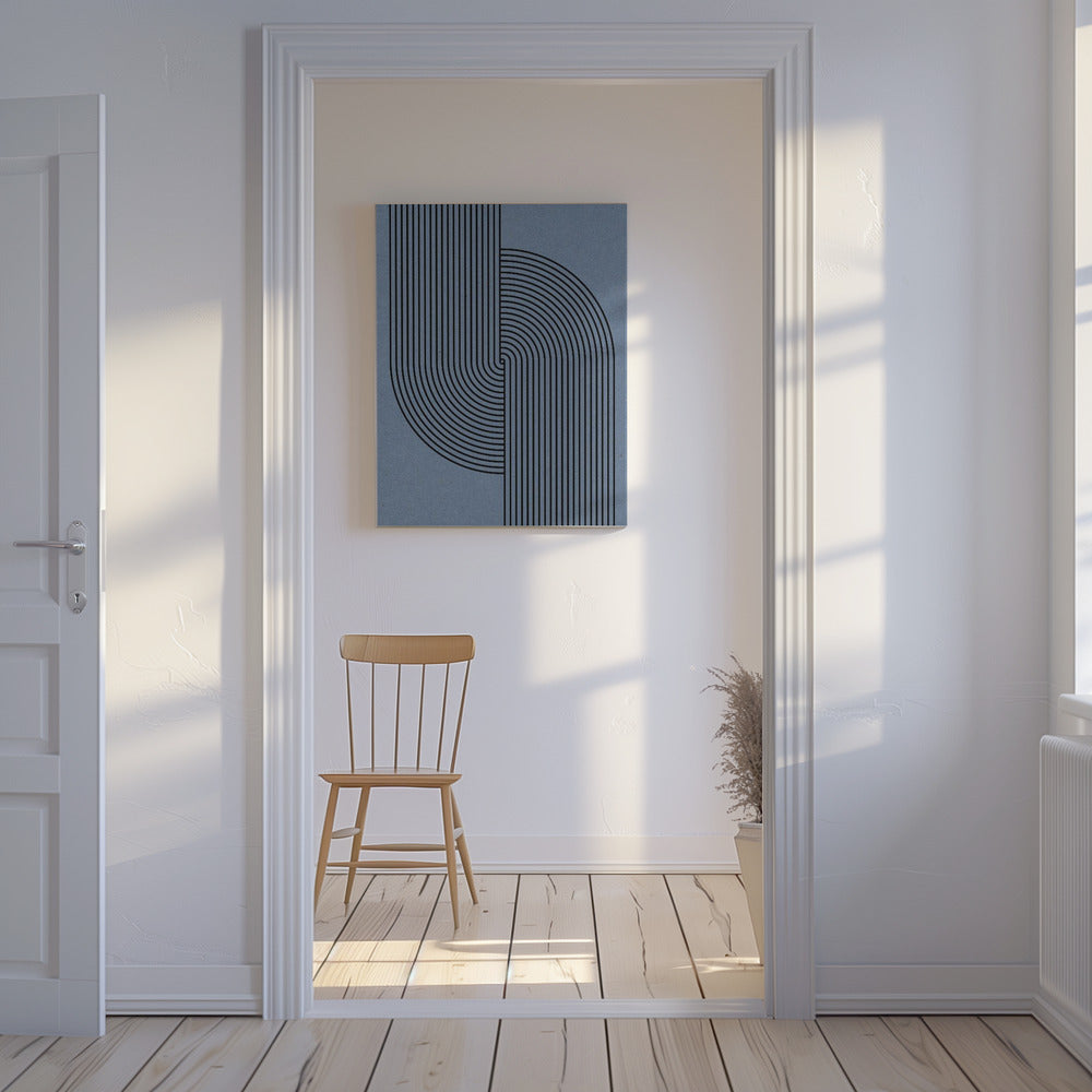 Curved Symmetry | Canvas