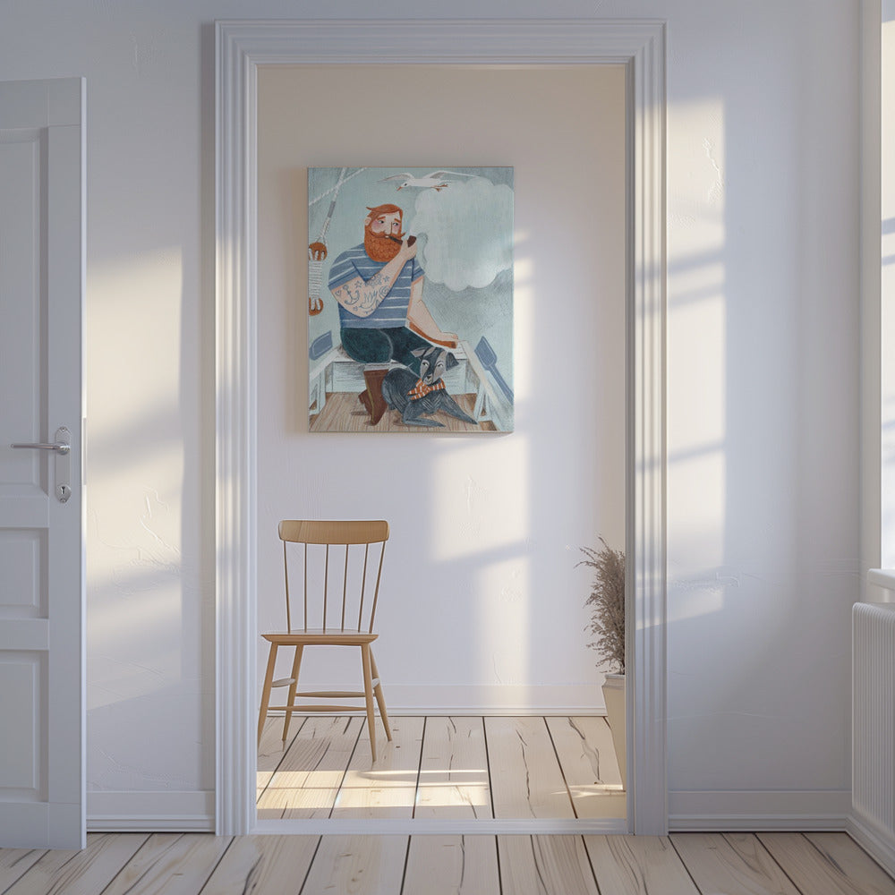 Skipper and Dog | Canvas