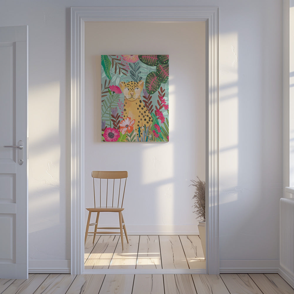 Leopard in the Jungle | Canvas