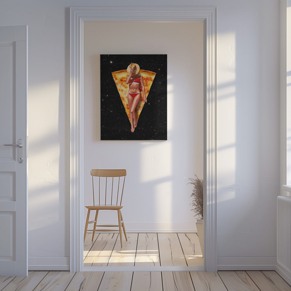 Pizza Zonnebrand | Canvas