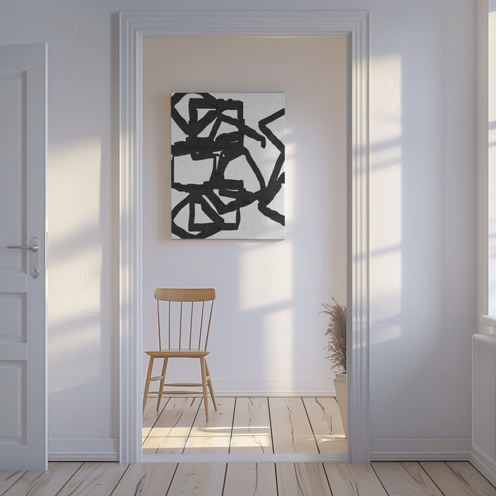 Noir en Inky 1 | Canvas