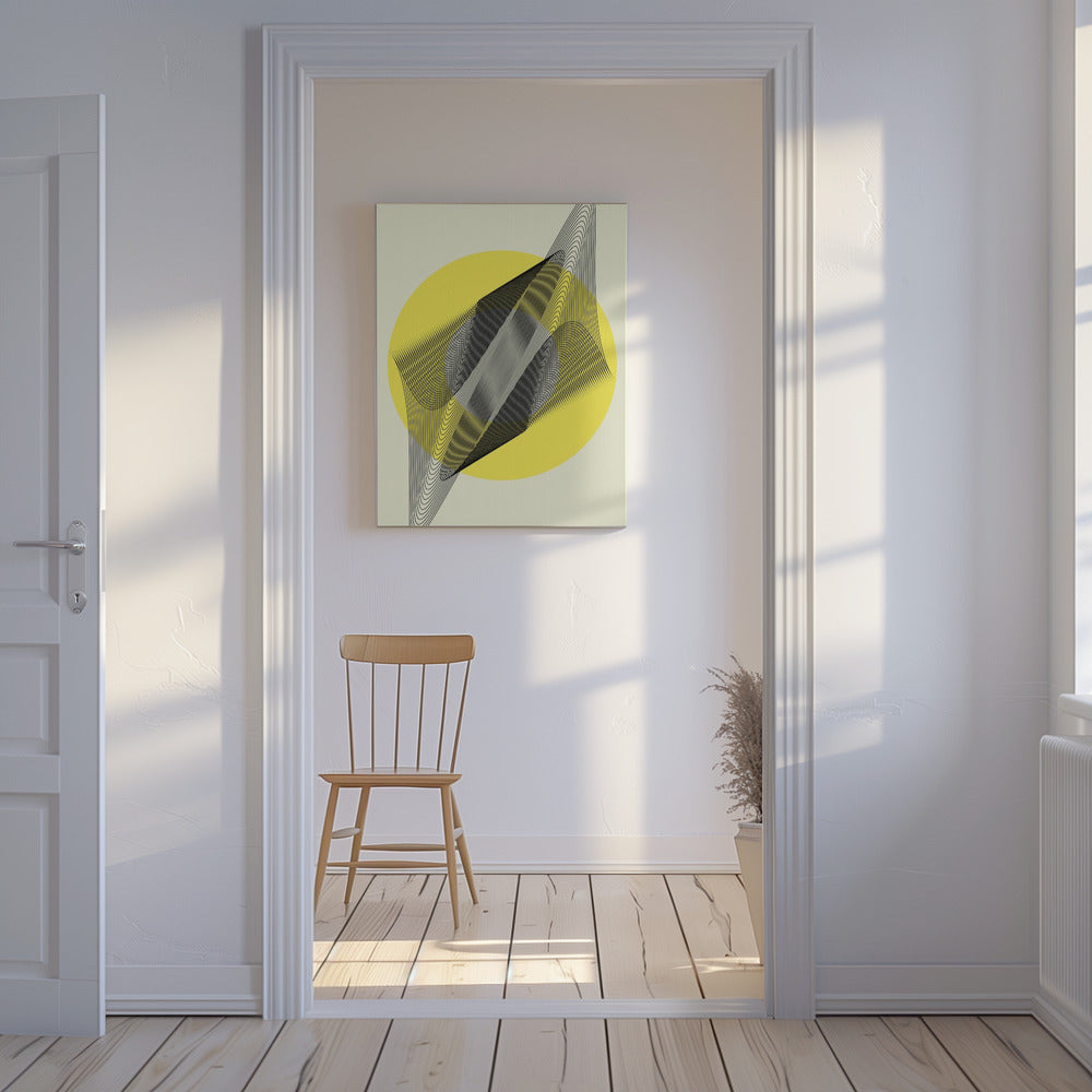 Abstract golvenlandschap | Canvas