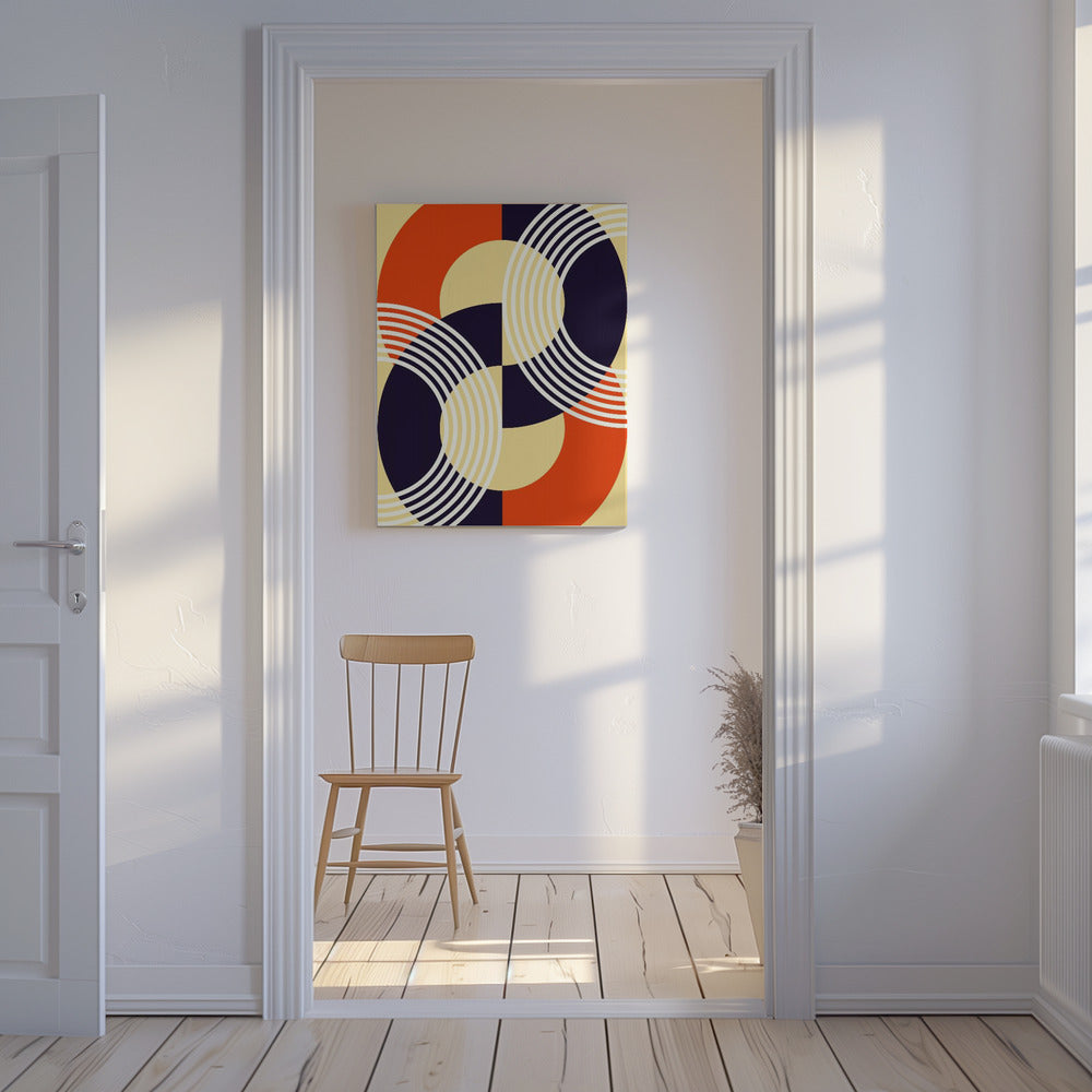 Verweven cirkels | Canvas