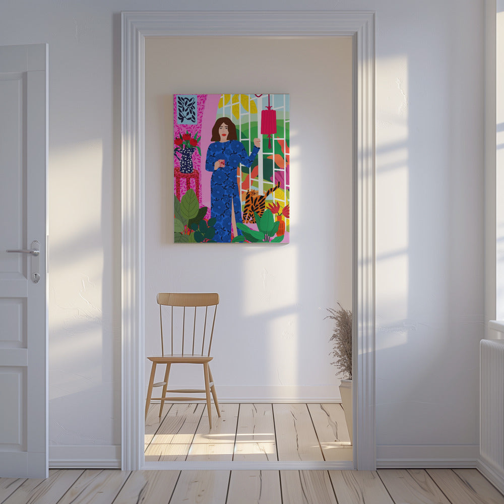 Getting My Early Morning Tea | Canvas
