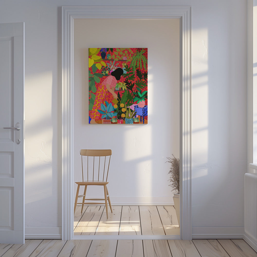 Watering My Plants | Canvas