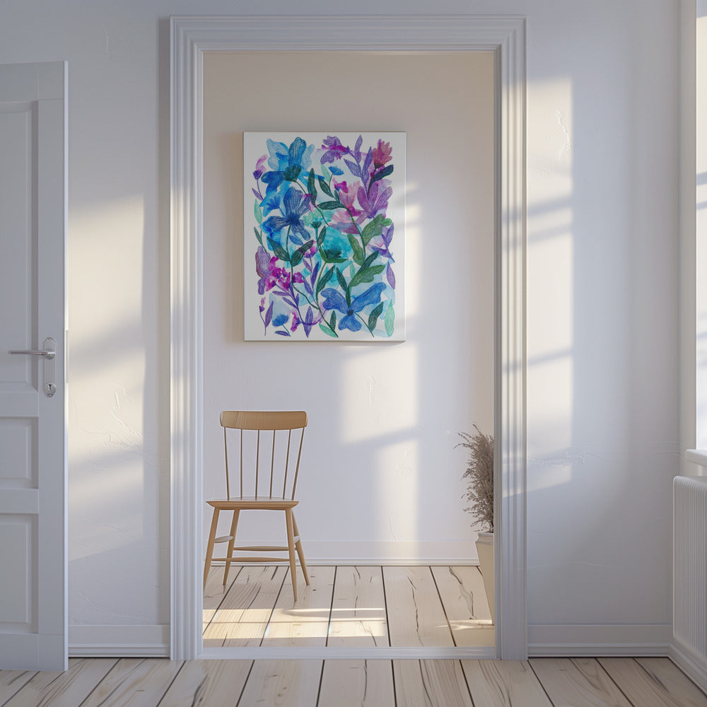 Bloemen zomerdroom | Canvas