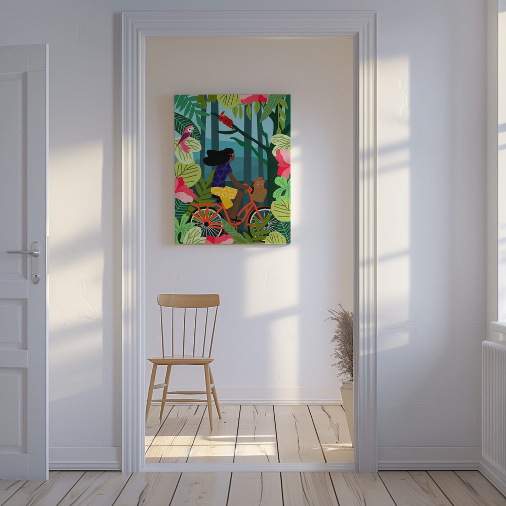 Junglefietsen | Canvas