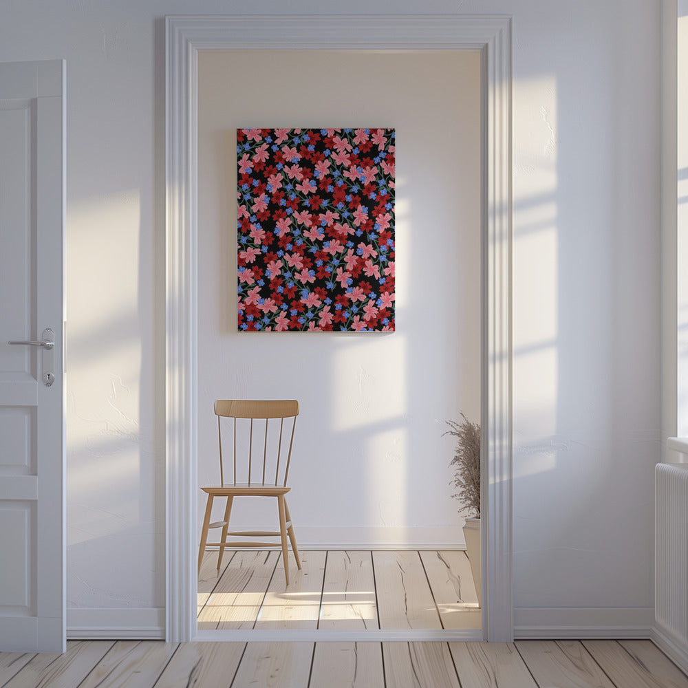 9933x14043 Din 50 Romantic Floral | Canvas