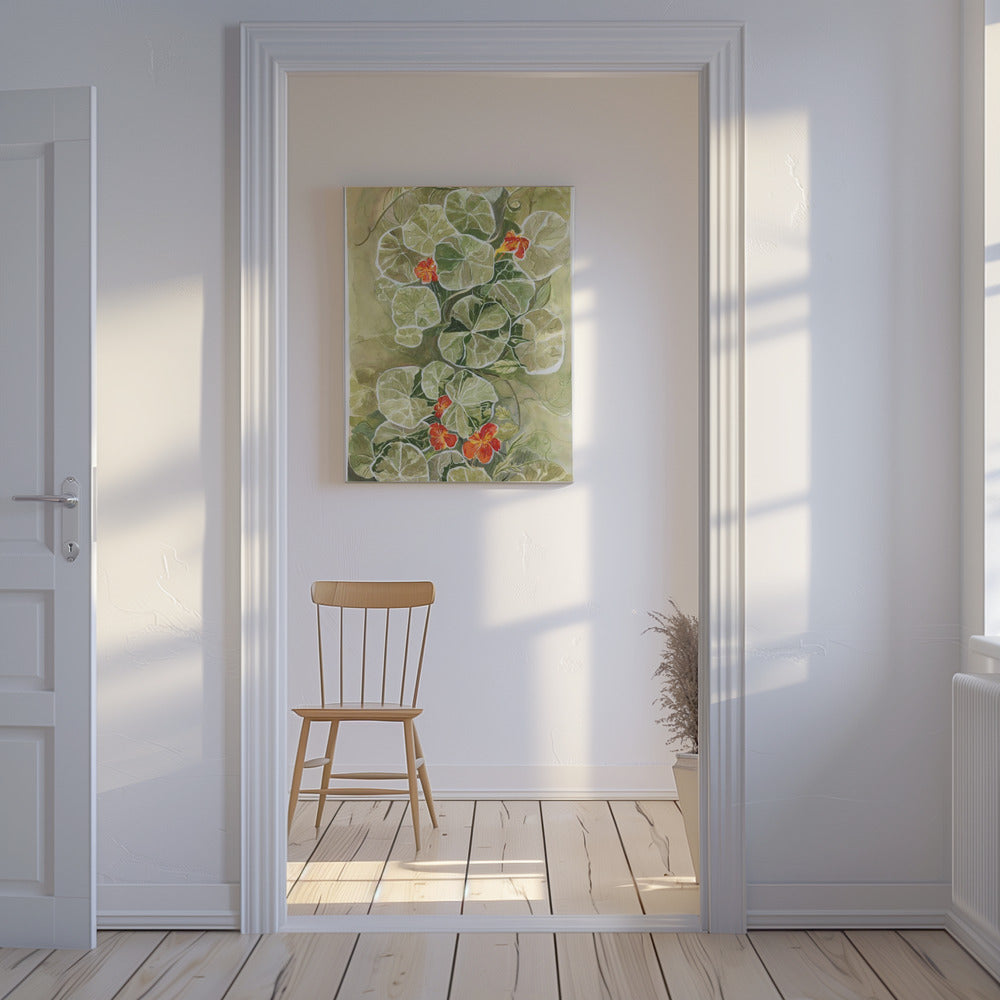 Nasturtium Tapestry | Canvas