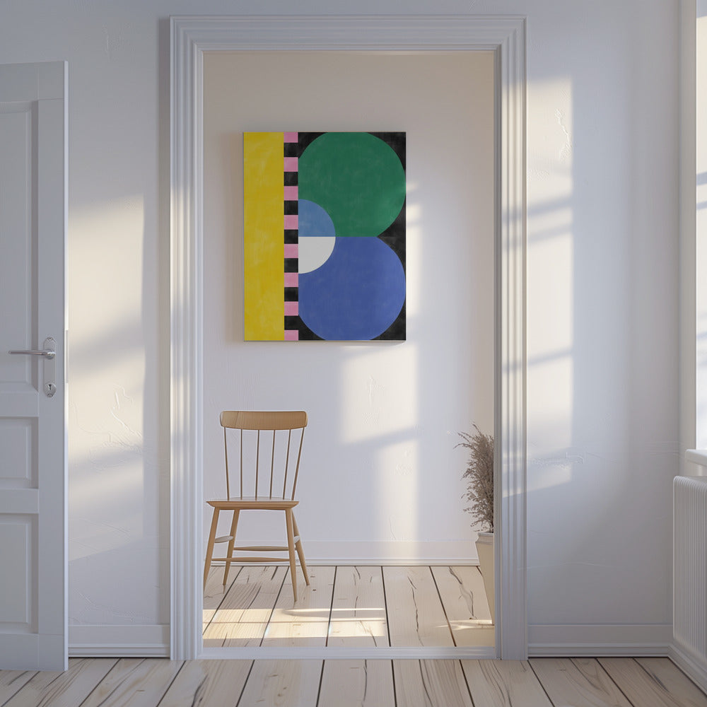 Kleurrijke geometrieblokken en vormen | Canvas