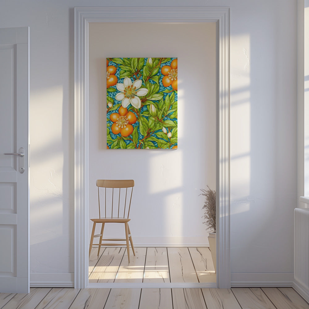 Oranjebloesem Natuurplant | Canvas