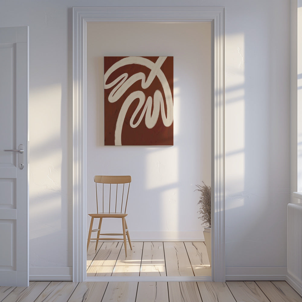 Gebogen harmonie | Canvas