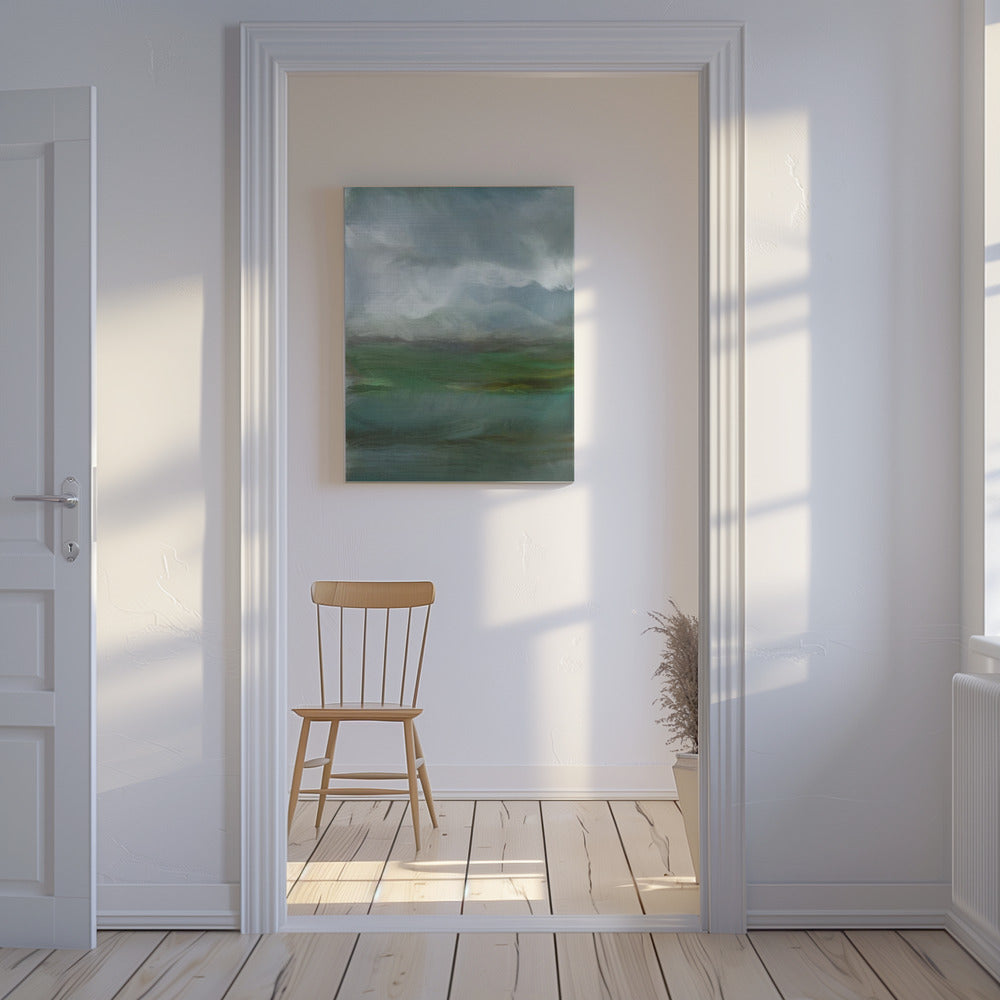Ruwe zee olie paneel 2 | Canvas