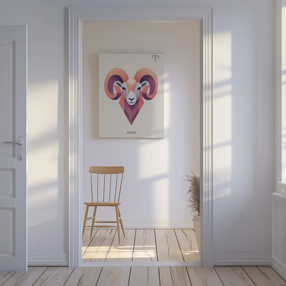 Zodiac Ram Kunst | Canvas