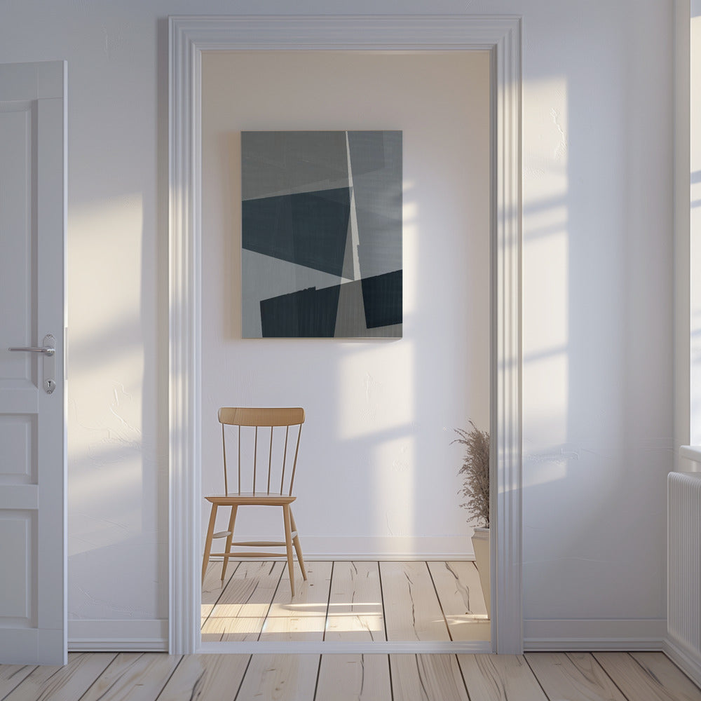 Gekartelde rand Abstract 3 | Canvas