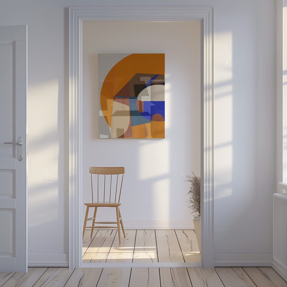 Orange Blue Woven 4 | Canvas