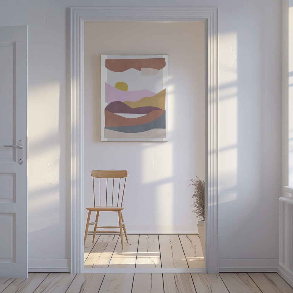 Abstracte vormen 8 | Canvas