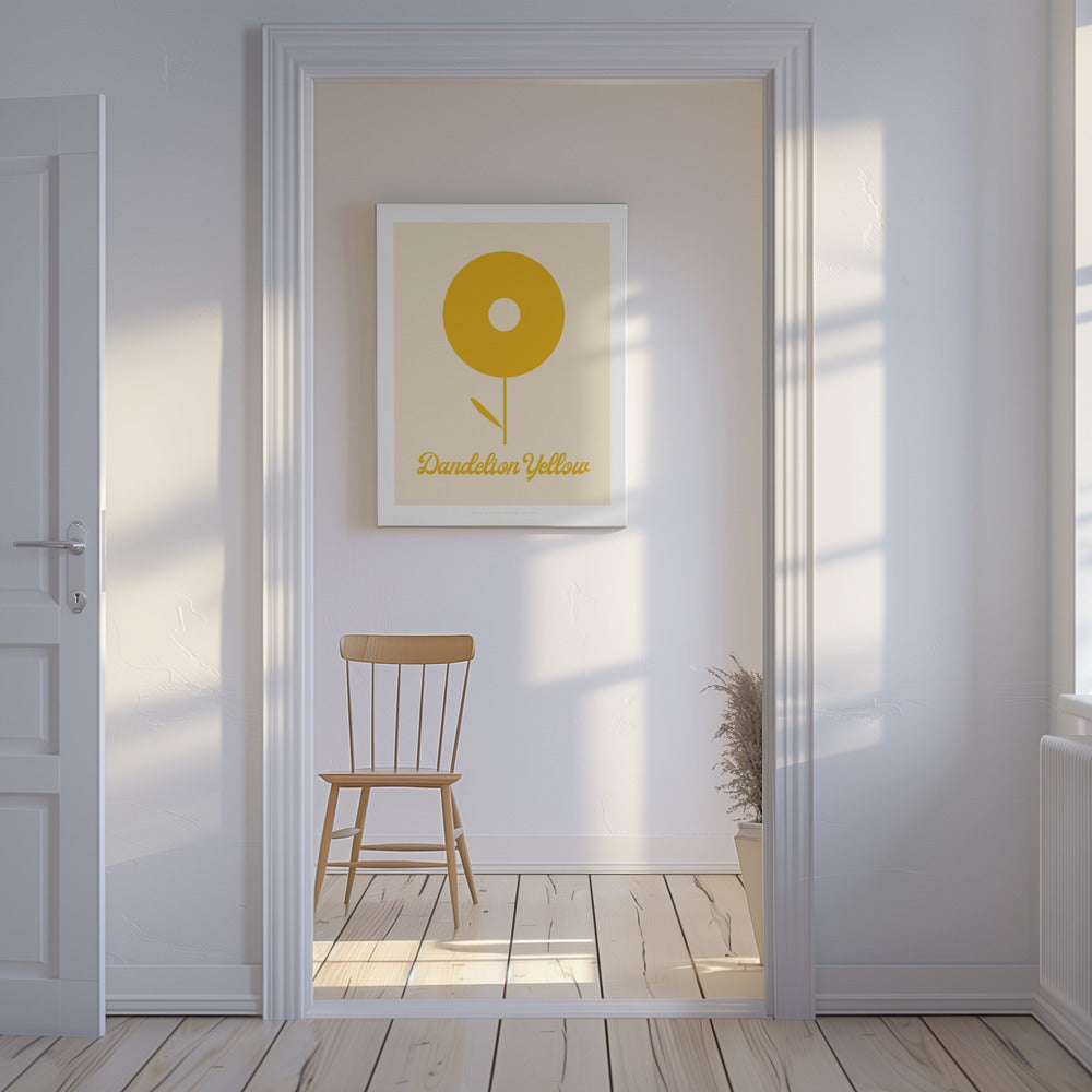 Pandc Paardenbloemgeel Kopie | Canvas