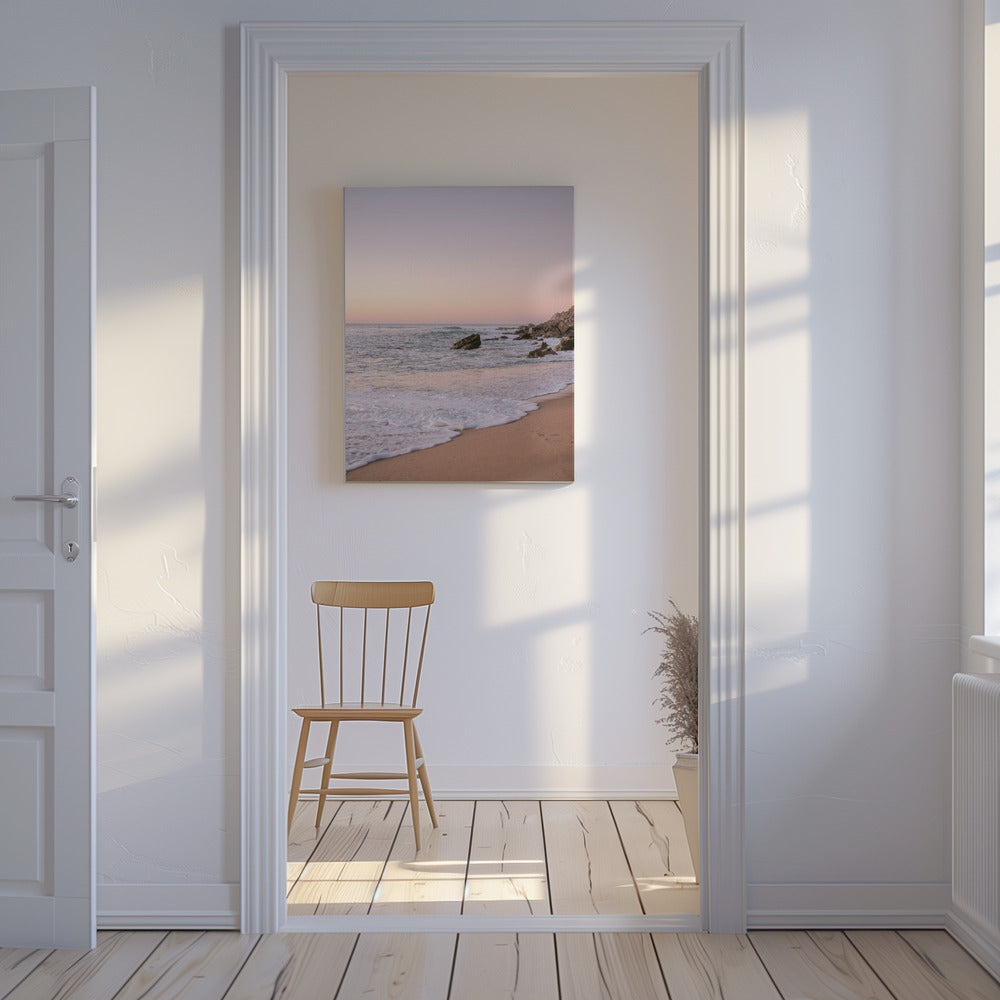 Pastel Portugese kust | Canvas