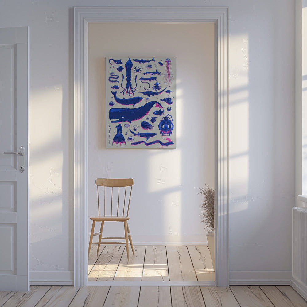 Wezens uit de diepte | Canvas