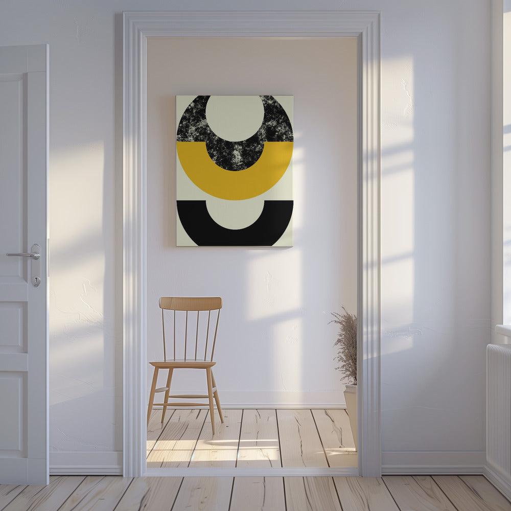 Symmetrische zonsverduistering | Canvas