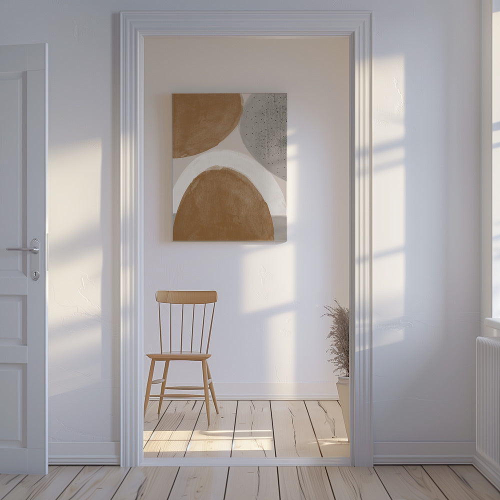 Aardse vormen harmonie | Canvas
