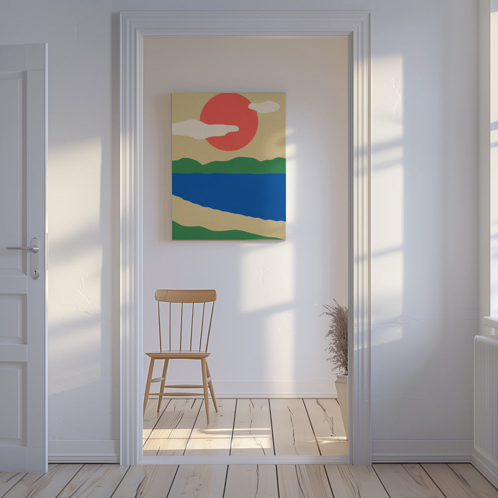 Thüringen Zomer | Canvas