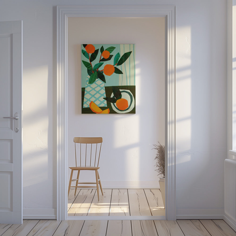 Stilleven met citrusochtend II | Canvas
