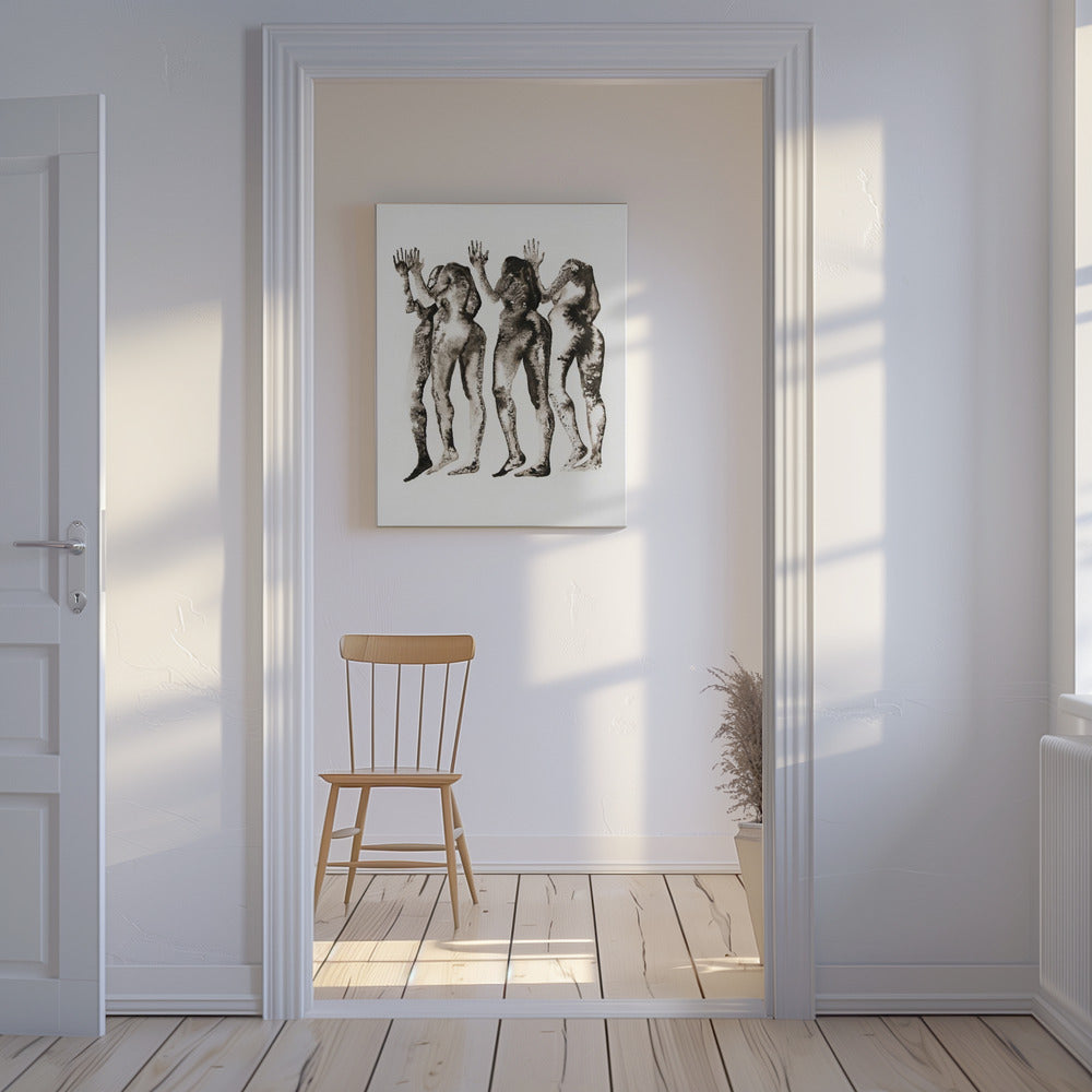 4 Figuren (zonder hoofd) | Canvas