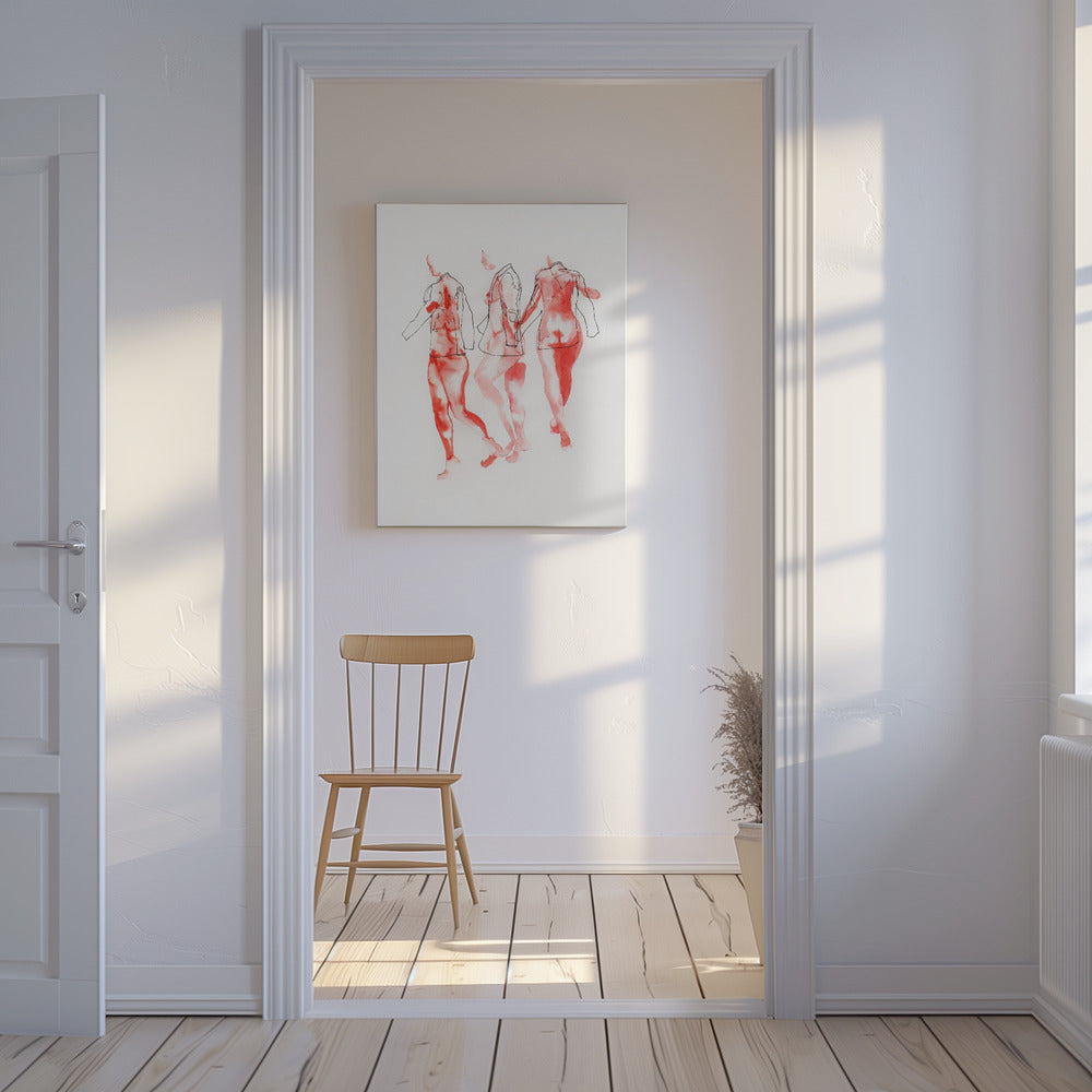 Figuurstudie (pas me aan) | Canvas