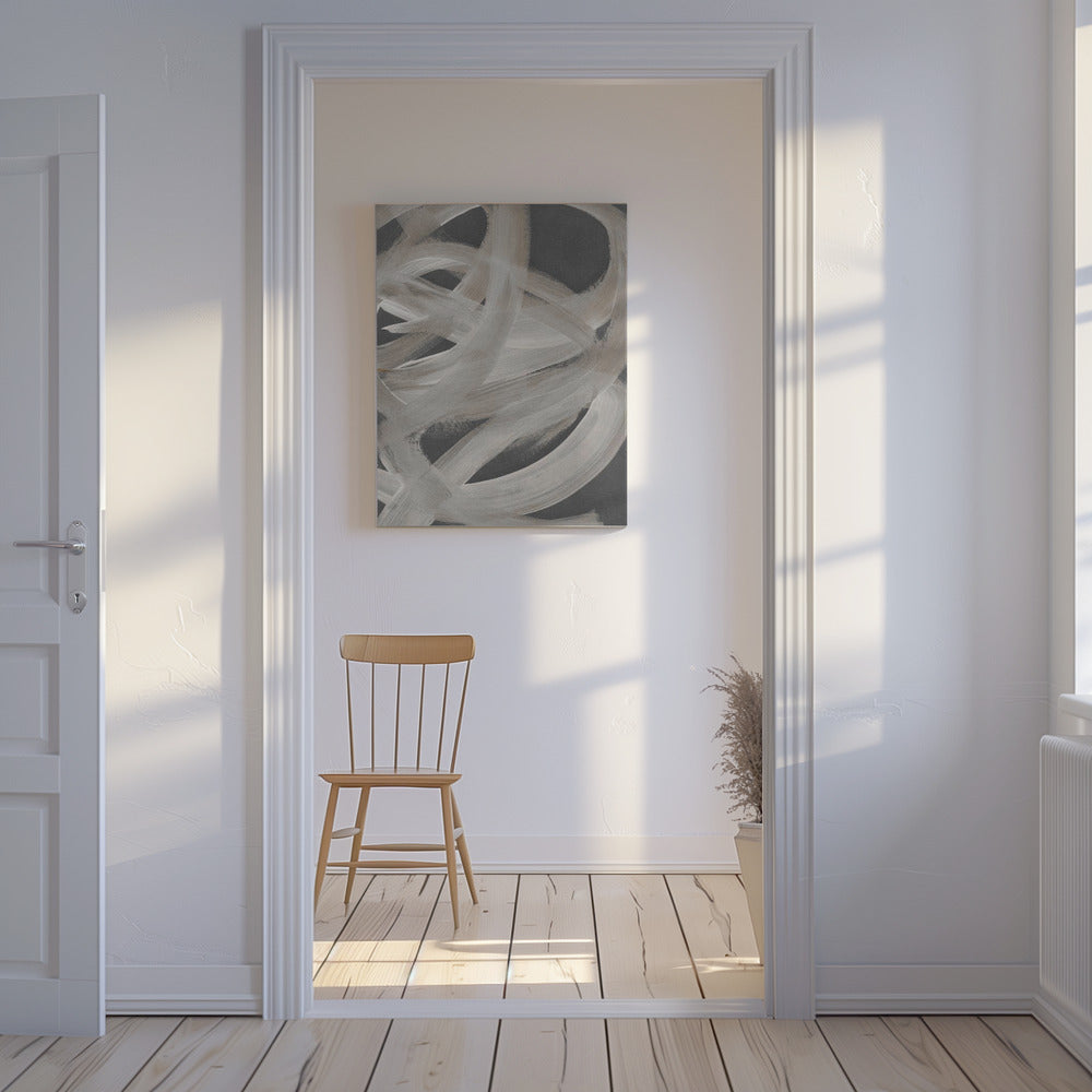 Abstract Brush Strokes 129X | Canvas