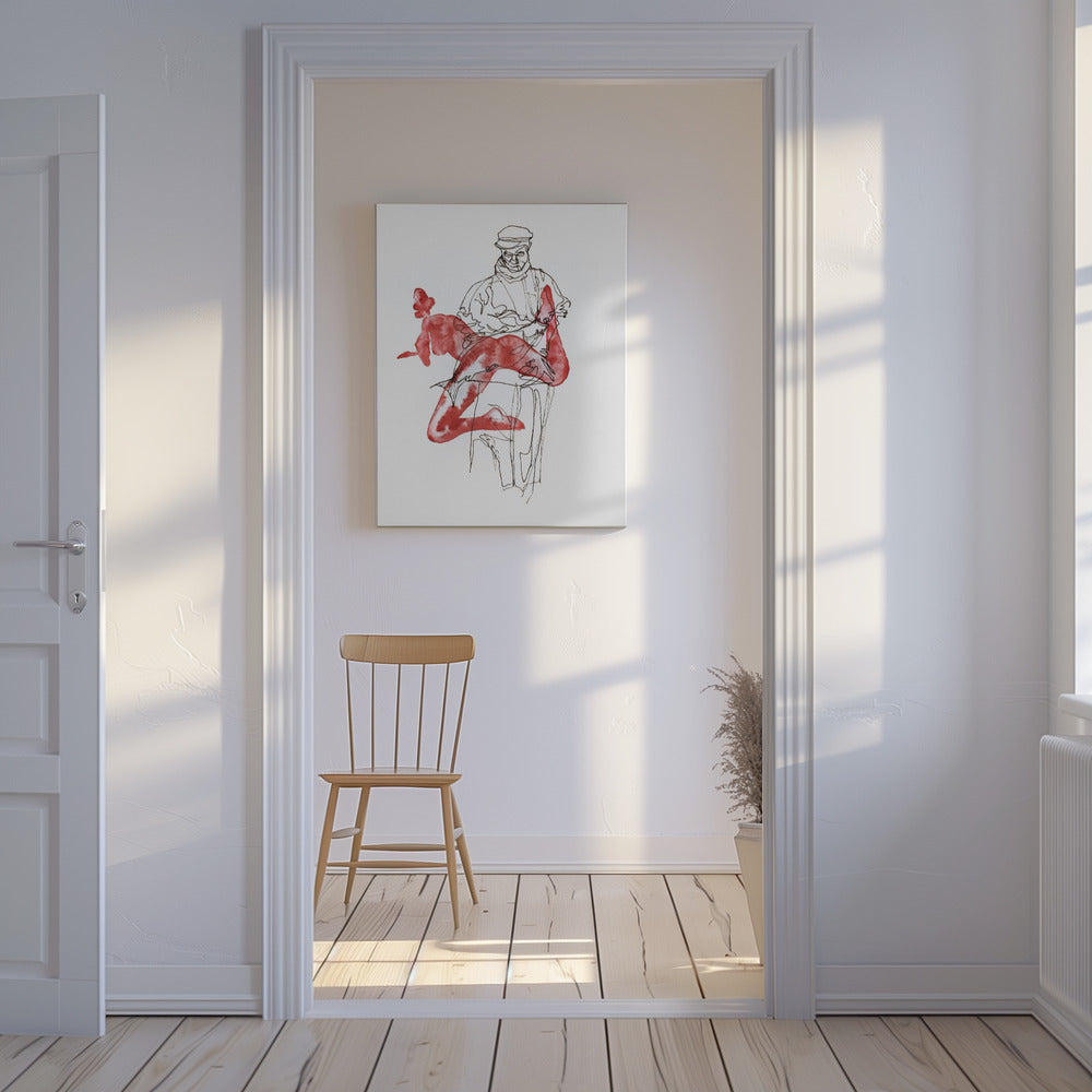 Fishers Vrouw | Canvas