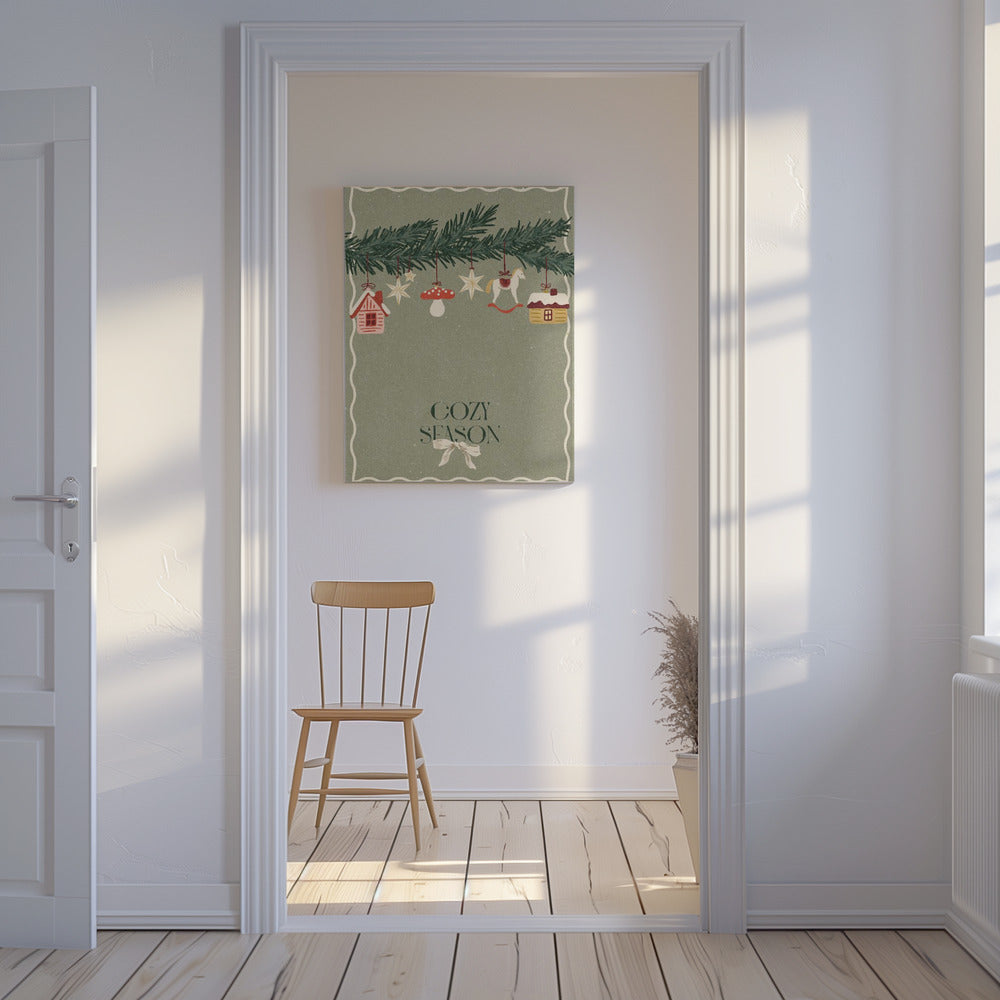 Speelgoed op de kerstboom | Canvas