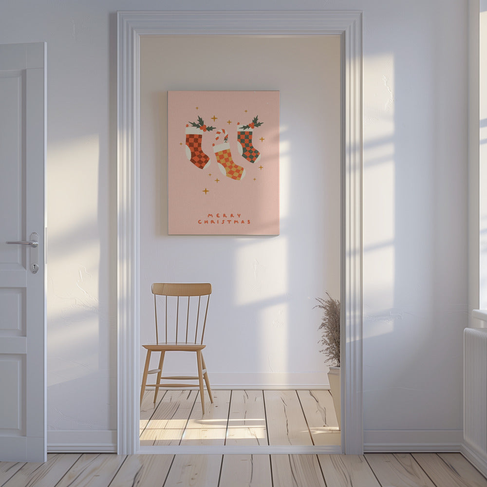 Kerstsok | Canvas