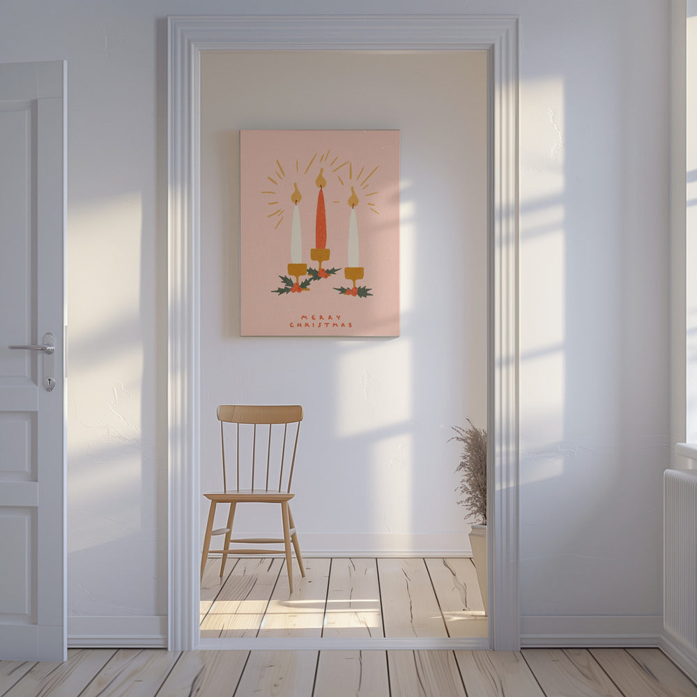 Kerstkaarsen | Canvas