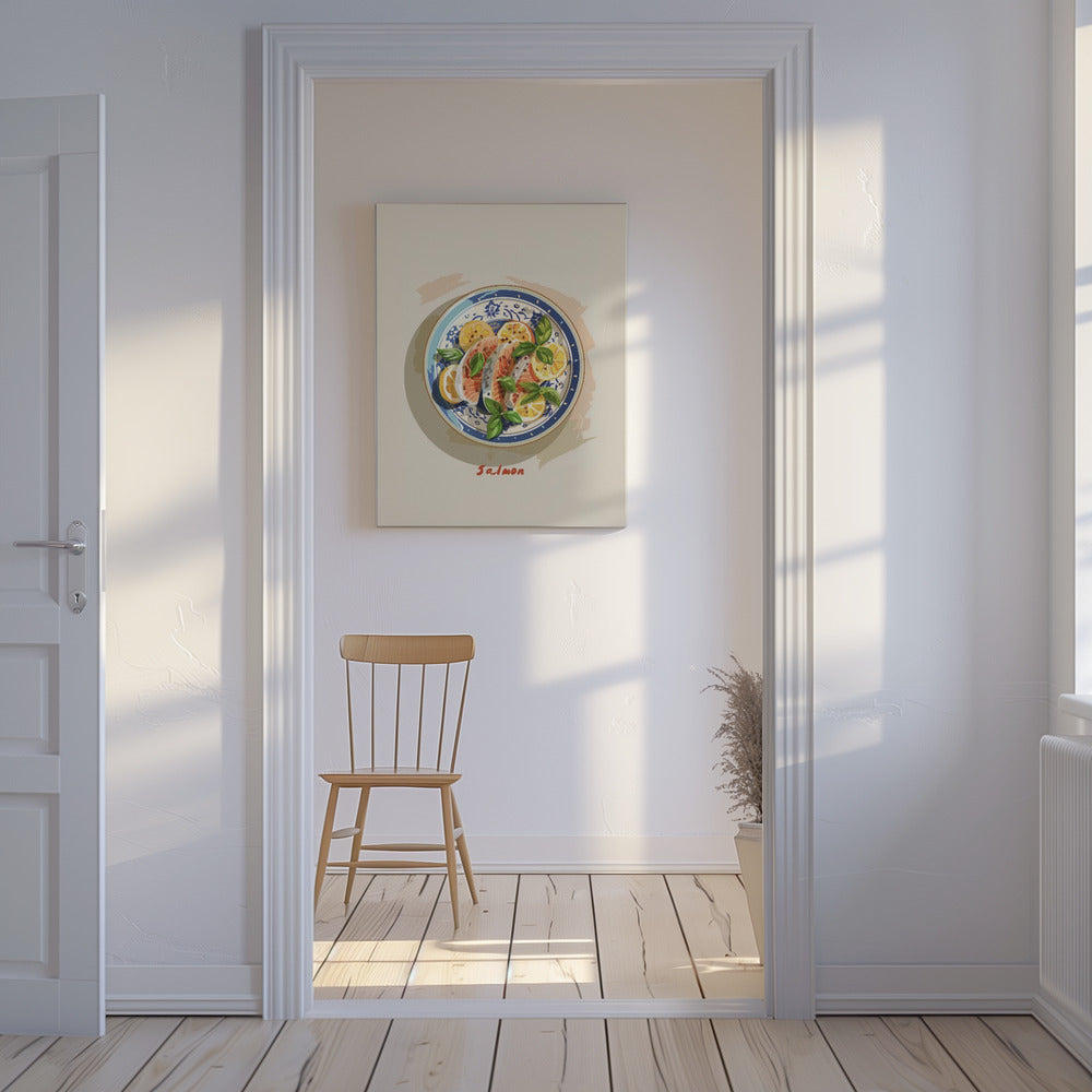 Pittige Zalmschotel | Canvas