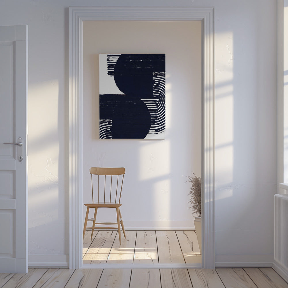 Abstracte, gedurfde vormen 3 | Canvas